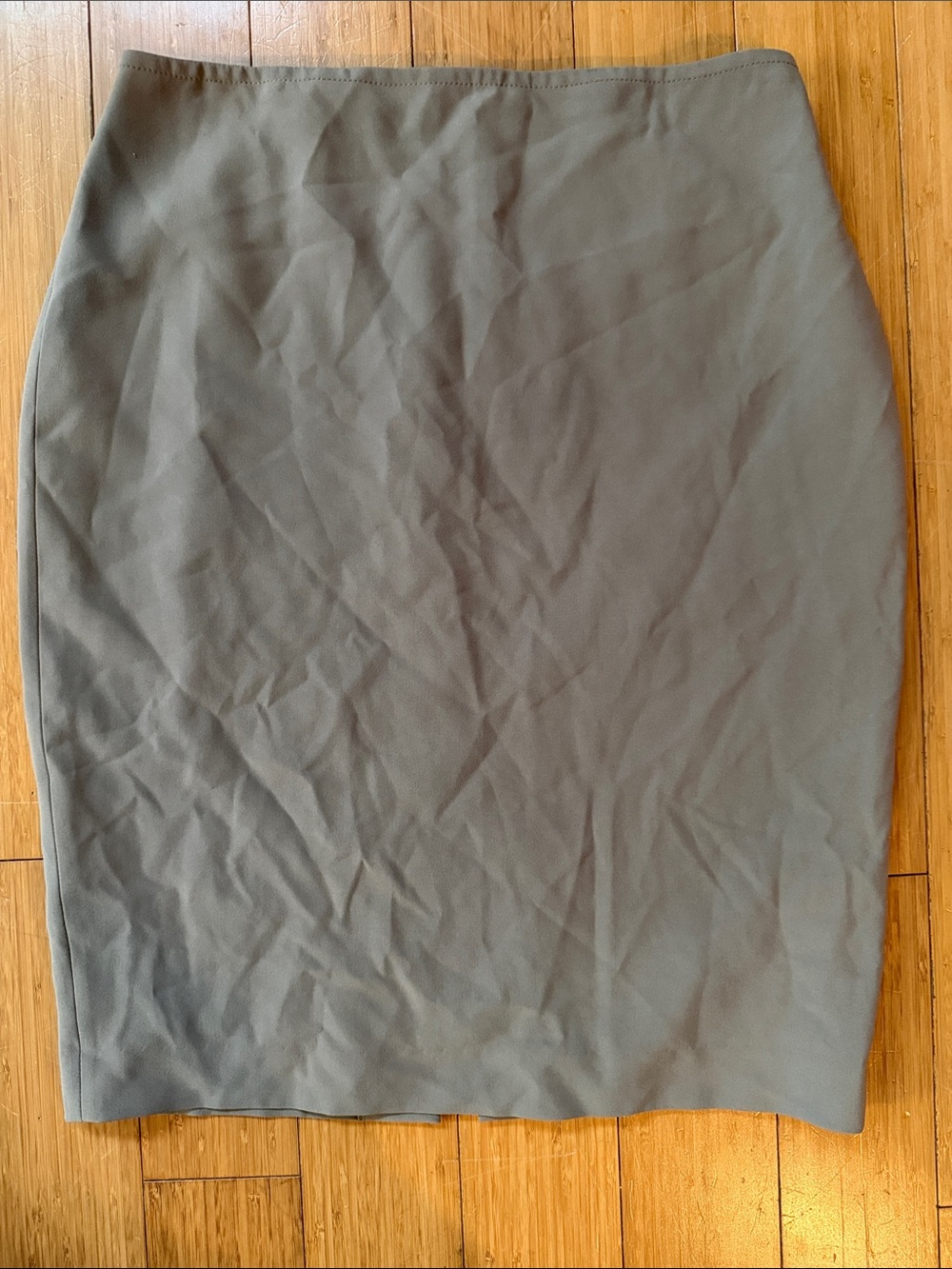 St. John Olive Pencil Skirt